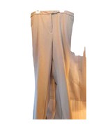 East 5th Women&#39;s Dress Career Pants Beige Buttons Stretch Flat Front 14 - $236.72 MXN