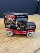 Vintage 1988 Ertl Texaco 1918 Ford Runabout Coin Bank Complete Stock #97... - $24.75