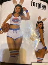 Forplay Bugs Bunny Squad Rabbit Space Jam Basketball Costume Sz S/M no s... - $23.09