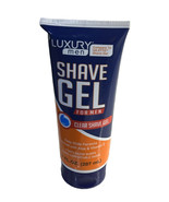 Luxury Men Shave Gel Clear Color Fights Razor Bumps Easy Glide Aloe Vita... - $183.97 MXN