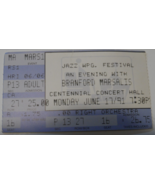 Branford Marsalis Ticket Stub 1991 Winnipeg Jazz Festival Canada  - $13.39 CAD