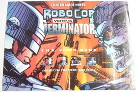 1993 Video Game 2 Page Color Ad Robocop Versus The Terminator - $7.99