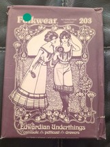 1978 Folkwear Sewing Pattern 203 Womens Edwardian Underthings 3 Pc Sz S-L 10920 - £21.20 GBP
