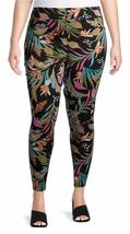 Tropical Black Plus Size Mid Rise Jegging - 2X - $18.97