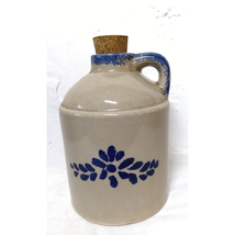 Stoneware 6&quot; Pitcher/Jug w/ Cork - Crock Style Porcelain/Ceramic/Pottery - $11.87