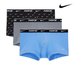 Nike Everyday Cotton Stretch Trunk 3PK Men&#39;s Boxer Briefs Underwear KE10... - $73.71
