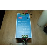 Mean Well NDR-240-48 48V 5 Amp 240 Watt Industrial DIN Rail Power Supply - $42.08 CAD