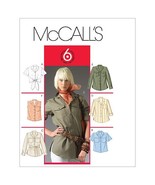 McCall&#39;s Patterns M5052 Misses&#39;/Miss Petite Shirt in 2 Lengths and Tie B... - £5.99 GBP