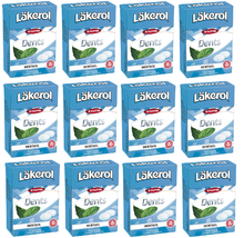 Läkerol (Lakerol) Dents Menthol Swedish Xylitol Candies 85g (SET OF 12) - £54.48 GBP