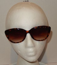Steve Madden Women&#39;s Sunglasses Brown Animal Print Cat Eye gradient UVA - $14.80