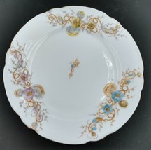 Antique Porcelain Floral Plate 8.5&quot; Altrohla AUSTRIA Charles Ahrenfeldt and Son - £14.33 GBP