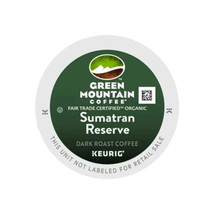 96/PACK - Green Mountain Sumatran Reserve Coffee K-Cup Pods BULK PACKAGING - $31.99