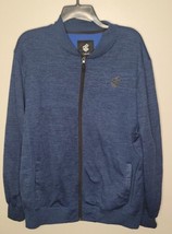  Rocawear Full Zip Up Hoodie Swaatshirt Blue and Black Size Large  - £13.23 GBP