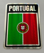 Portugal Country Flag Reflective Decal Bumper Sticker - $6.79