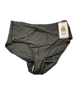 Anne Cole Women&#39;s Size Small Twist Front Swimsuit Swim Bikini Bottoms Bl... - $9.46 CAD