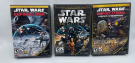 Star Wars PC Game lot Empire at War The Best of Star Wars, Forces of Corruption - £5.94 GBP