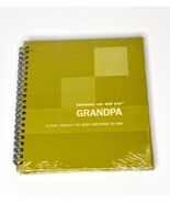 Between Me And You GRANDPA Journal Spiral Notebook Book Memory&#39;s - €9,80 EUR