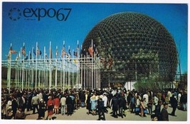 Postcard Expo 67 Pavilion Of The United States Ile Ste Helene Montreal Quebec - $4.94