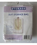 Storage Essentials Plastic SUIT STORAGE BAG Zippered Protective 24&quot;x36&quot;,... - $6.78 CAD
