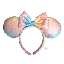 Minnie Mouse Ears Headband: Pastel Rainbow - £31.52 GBP