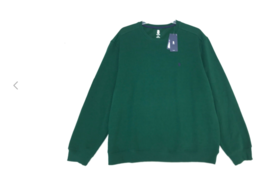 Men&#39;s IZOD Sweatshirt Green Soft Pullover Fleece Size XL NWT - £27.98 GBP