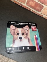 Leafax Watercolor Pencils Set, 72 Pcs Vibrant Color Pencils, Soft Lead Core - £8.70 GBP