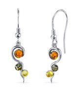 Sterling Silver Baltic Amber Earrings - $116.62 CAD