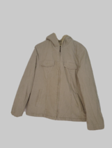Esprit Espirit Outerwear Vintage Tan Corduroy Womens Large Faux Hooded J... - £15.57 GBP