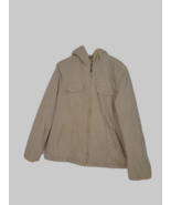 Esprit Espirit Outerwear Vintage Tan Corduroy Womens Large Faux Hooded J... - £15.63 GBP