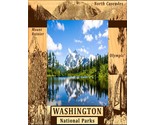 Washington National Parks Laser Engraved Wood Picture Frame Portrait (3 ... - $25.99