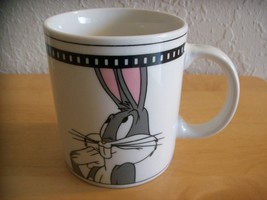 1999 Looney Tunes Bugs Bunny Thinking Portrait Coffee Mug by Gibson  - £11.19 GBP