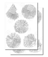 2pk ADHESIVE Camouflage Airbrush SprayPaint Duracoat Gun Stencils SPIDER... - $17.82 CAD