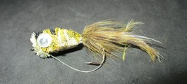 Vintage Fly-Fishing Lure Weedless Floating Frog 2.5&quot; Head to Tail - £2.35 GBP