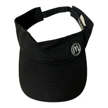 McDonald’s Black Adjustable Visor Hat – 100% Recycled Polyester – Employ... - $13.50
