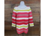 Ann Taylor Loft Sweater Womens Size M 3/4 Sleeve Multi Color TD21 - £6.64 GBP
