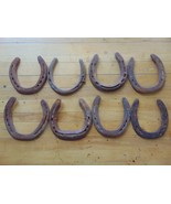 Old rusty horseshoes lot of 8 free shipping - £7.56 GBP