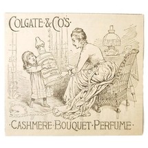 Colgate Cashmere Bouquet Perfume 1885 Advertisement Victorian Beauty ADB... - $560.27 MXN