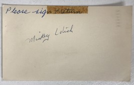 Mickey Lolich Signed Autographed Vintage Postcard - Baseball - $15.00