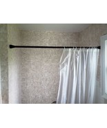 Deluxe Shower Tension Rod Fits 43&quot; to 72&quot; Adjustable With a Fancy Head B... - $29.69