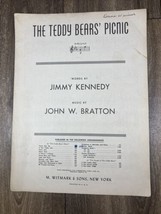 1977 Ragtime THE TEDDY BEAR’S PICNIC Sheet Music by Bratton Piano/Voice - $11.99