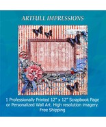 Patriotic - Garden Whimsy – Personalized Wall Art or Scrapbook Page - €19,01 EUR