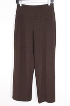 J Jill XS Brown Wearever Smooth Fit Full Leg Pull-On High Rise Pants - £22.44 GBP