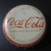 Coca-Cola Co of Canada  Bottle cap with Cork Lining Used - $1.98