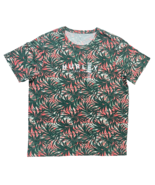 Hurley Men Tropical Escape Paradise Jersey Shirt Hawaiaan Duck Green 2XL - $15.99