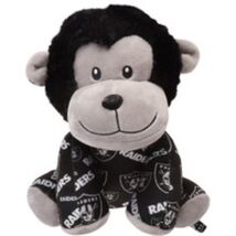 Raiders Oakland Las Vegas NFL PJ Mitchie Monkey Stuffed Animal Toy Plush... - $17.33