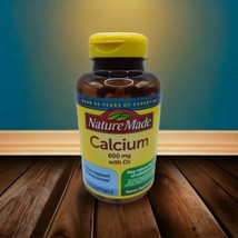 Nature Made Calcium with Vitamin D3 400 IU 600 mg 100 Softgels Gluten-Fr... - $17.63