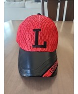 Louisville Kentucky Hat Cap Black Red Strap Back Mesh Hiphop Pop Gang Co... - $17.83 CAD