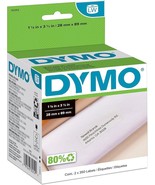 Dymo White Address Labels 30252 - 1 1/8” x 3 1/2” 2 Rolls of 350 (700 La... - $321.63 MXN