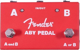 Red Aby Pedal Footswitch From Fender. - £47.74 GBP