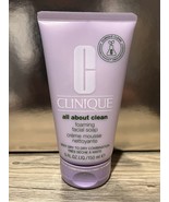 Clinique All About Clean Foaming Facial Soap 5oz Very Dry To Dry Combina... - £12.54 GBP